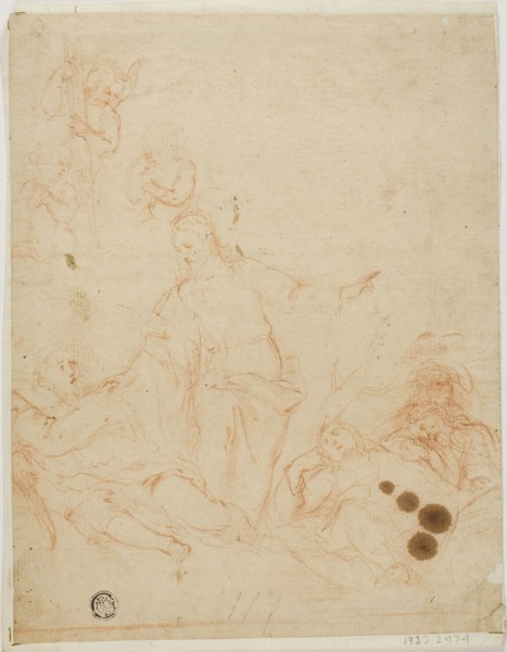 Christ Rebuking a Disciple in the Garden, n.d., Unknown Artist (Italian, 16th-17th century),