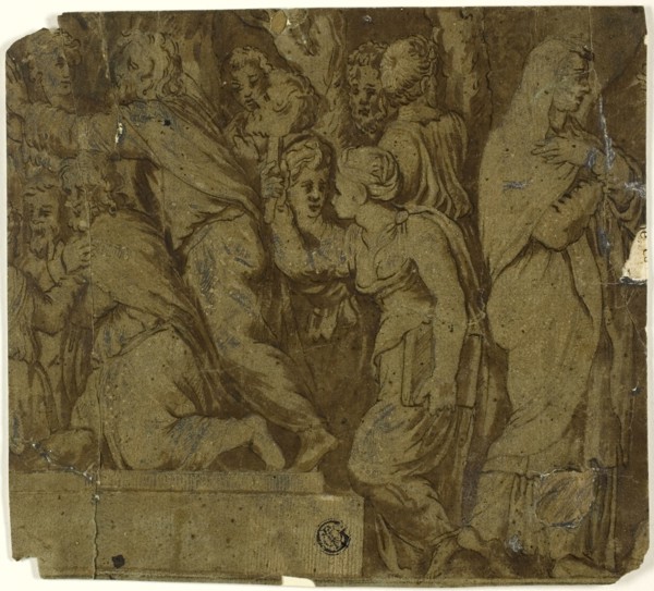 Story of Niobe: Worshippers, Latona, n.d., After Polidoro Caldara, called Polidoro da Caravaggio,