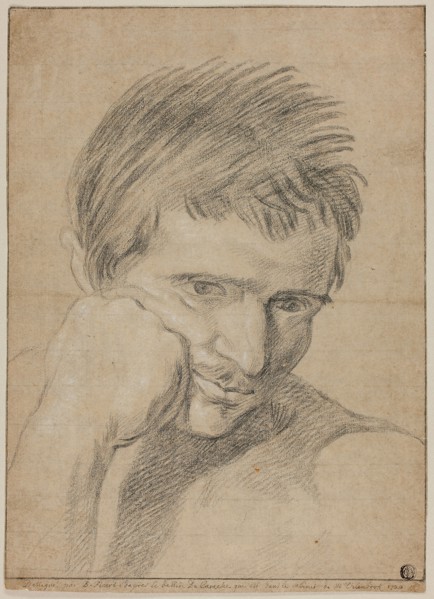 Bust of Young Man Resting Chin on Hand, c. 1720, Bernard Picart (French, 1673-1733), or possibly