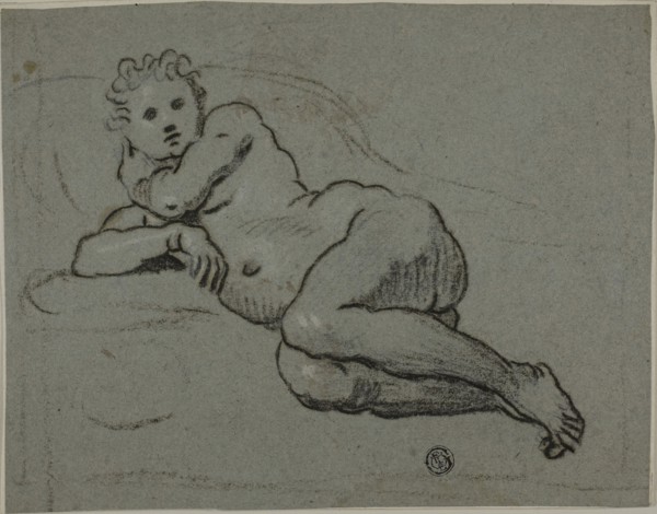 Reclining Nude, 1600/20, Domenico Robusti, called Tintoretto, or his workshop, Italian, 1560-1635,