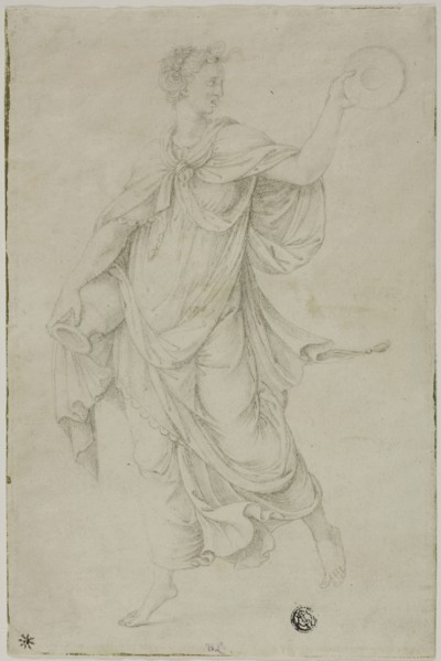 Temperance, 1521/56, Attributed to Girolamo Sellari, called Girolamo da Carpi, Italian, 1501-1556,