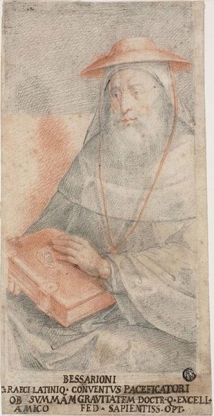 Bessarion, c. 1560, Attributed to Federico Zuccaro, Italian, 1540/41-1609, Italy, Red and black