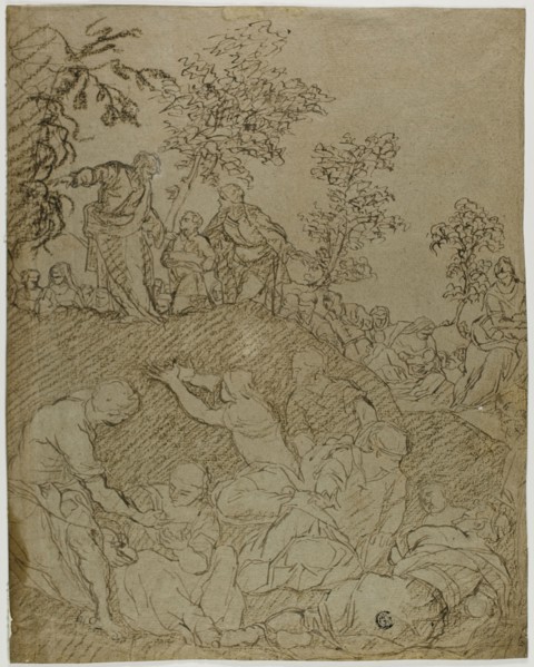 Miracle of the Loaves and Fishes, n.d., Attributed to Pedro Mena y Medrano (Spanish, 1628-1688),