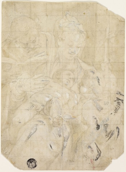 Holy Family with the Infant Saint John the Baptist, 1580/85, Denys Calvaert, Flemish, c. 1540-1619,