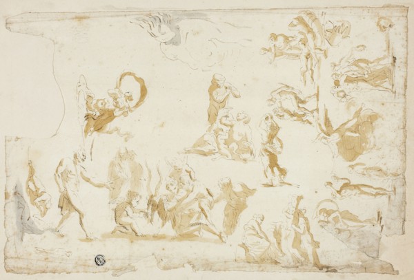 Sketches of Mythological Subjects, n.d., Giovanni Battista Cipriani, Italian, 1727-1785, Italy, Pen