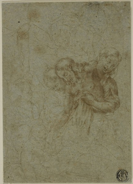 Dead Christ Supported by Holy Women and Angels, n.d., Circle of Lelio Orsi, Italian, 1508 or