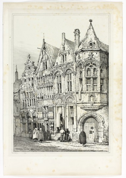 Kraenstrate Maline, 1833, Samuel Prout (English, 1783-1852), probably printed by Charles Joseph