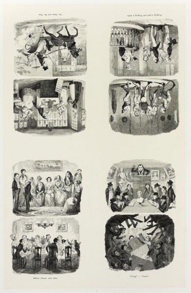 The Shop and the Shay from George Cruikshank’s Steel Etchings to The Comic Almanacks: 1835-1853