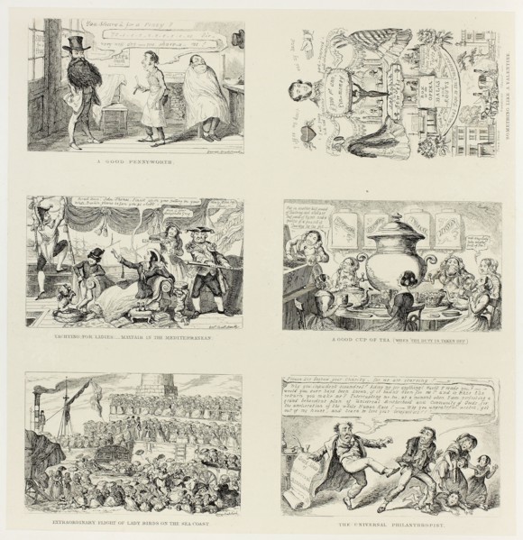 A Good Pennyworth from George Cruikshank’s Steel Etchings to The Comic Almanacks: 1835-1853 (top