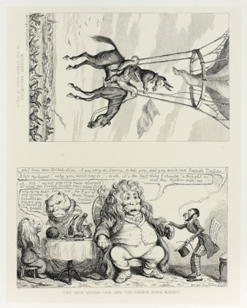 Modern Ballooning, or the Newest Phase of Folly from George Cruikshank’s Steel Etchings to The
