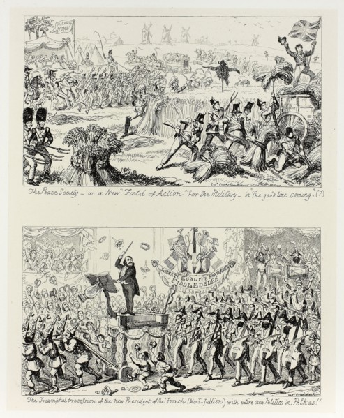 The Peace Society, or a New Field of Action for the Military, in The Good Time Coming from George