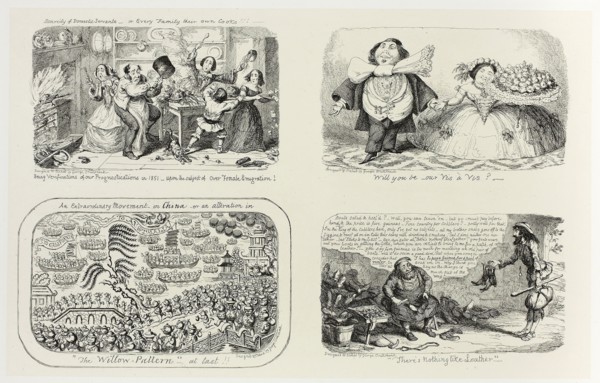 Scarcity of Domestic Services, or Every Family Their Own Cooks!!! from George Cruikshank’s Steel