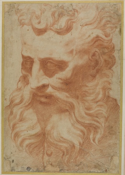 Head of God the Father, n.d., Attributed to Daniele Ricciarelli, called Daniele da Volterra,
