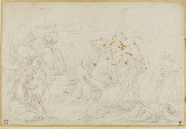 Study, c. 1686, Attributed to Giuseppe Bartolomeo Chiari (Italian, 1654-1727), or possibly Giacinto