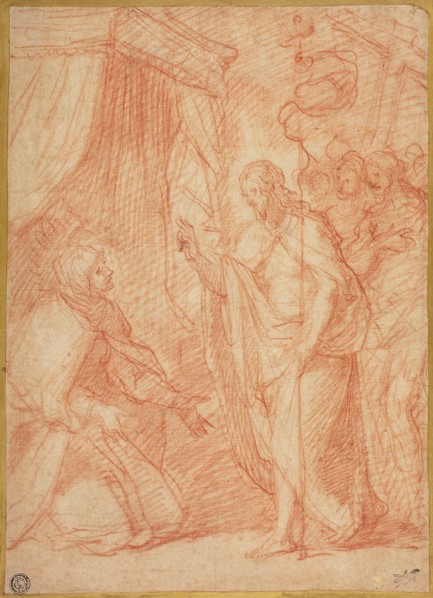 Resurrected Christ Appearing to His Mother, n.d., Attributed to Cesare Dandini (Italian, c.