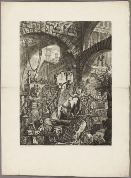 The Man on the Rack, plate 2 from Imaginary Prisons, 1761, Giovanni Battista Piranesi, Italian,