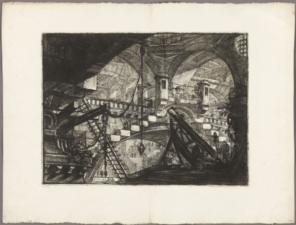 The Arch with a Shell Ornament, plate 11 from Imaginary Prisons, 1761, Giovanni Battista Piranesi,
