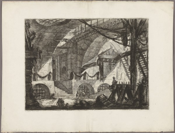 The Sawhorse, plate 12 from Imaginary Prisons, 1761, Giovanni Battista Piranesi, Italian,