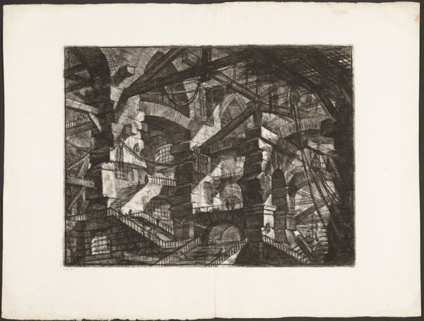 The Gothic Arch, plate 14 from Imaginary Prisons, 1761, Giovanni Battista Piranesi, Italian,
