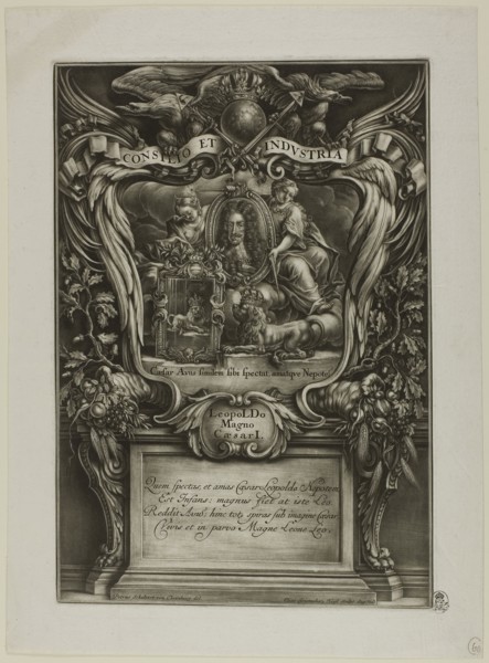 Leopoldo Magno, Caesar I, from Triumphus Novem Saeculorum Imperii Romano Germanici Leopoldo Magno,