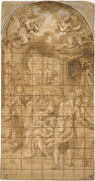 Adoration of the Christ Child, 1580/1600, Filippo Bellini or circle of, Italian, c. 1550-1603,