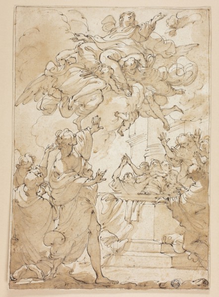 Assumption of the Virgin, c. 1780, Probably Ubaldo Gandolfi (Italian, 1728-1781) or follower of, or
