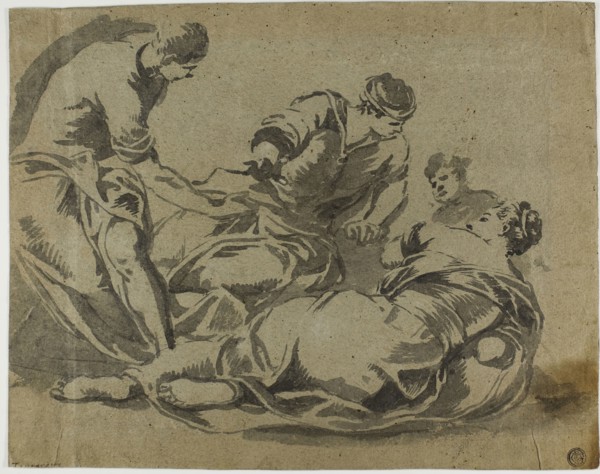 Miracle of the Loaves and Fishes, c. 1602, Attributed to Lucas Kilian (German, 1579-1637), after