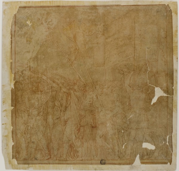 Study for the Triumphs of Julius Caesar: Canvas No. I, n.d., After Andrea Mantegna, Italian,