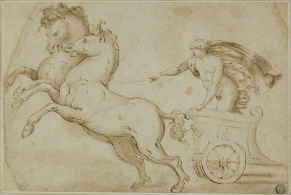 Apollo Driving the Chariot of the Sun, 1519/21, Workshop of Pietro Buonaccorsi, called Perino del