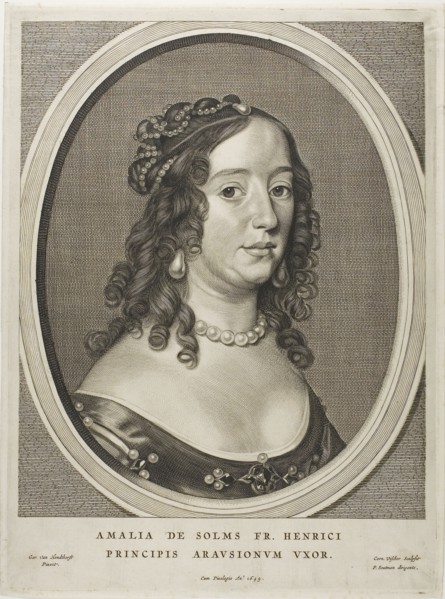 Amaliey of Solms, n.d., Cornelis Visscher, the Elder, Netherlandish, c. 1520-1586, Holland,