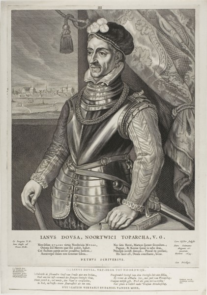 Jan van der Does, Baron of Nortwijk, plate three from Quatuor Personae, 1649, Cornelis Visscher,
