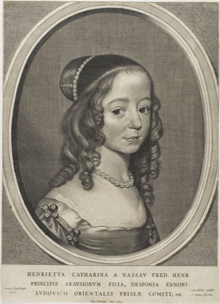 Henrietta Catharina of Nassau, n.d., Cornelis Visscher, the Elder (Netherlandish, c. 1520-1586),