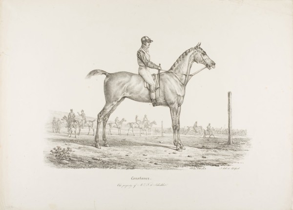 Constance, the Property of Mr. J.G. Schickler, c. 1820, Carle Vernet (French, 1758-1836), printed