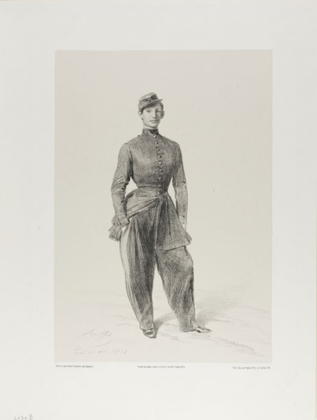 Portrait of Auguste Raffet, 1857, Denis Auguste Marie Raffet (French, 1804-1860), printed by
