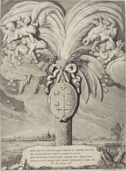 Coat of Arms of Haarlem, end page to Counts and Countesses of Holland, Zeeland and West-Frisia,