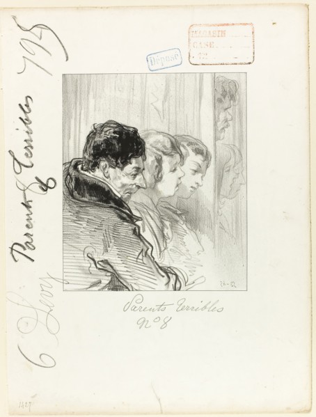 Les-Parents-Terribles series: But, grandfather, if Seraphim’s Puncinello don’t exist, 1853, Paul