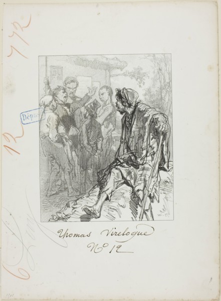 Les Propos de Thomas Vireloque: Ego! ego…ego, all equal (egaux-ego, buth pronounced alike), 1853,