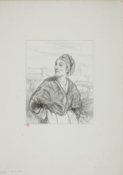 Masks and faces: Women afraid of a glass of wine…, 1857–58, Paul Gavarni, French, 1804-1866,