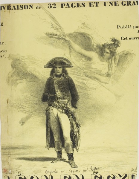 Napoleon in Egypt, 1835, Denis Auguste Marie Raffet, French, 1804-1860, France, Lithograph in black
