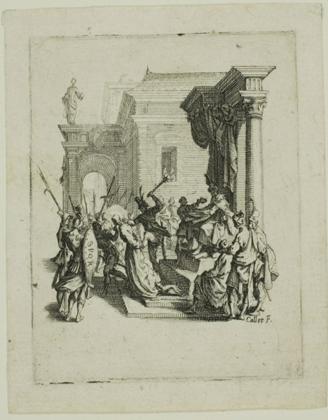 The Condemnation to Death, from The Small Passion, 1624/31, Jacques Callot, French, 1592-1635,