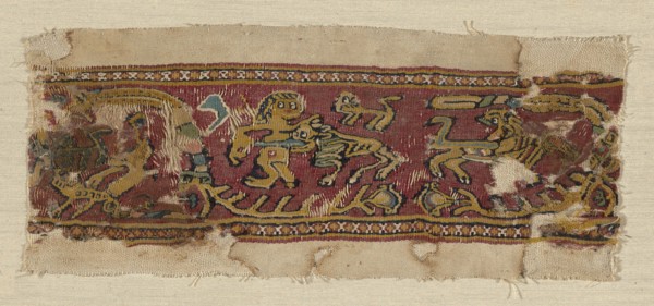 Fragment of a Border, Roman period (30 B.C.– 641 A.D.)/Arab period (641–969), 6th/7th century,