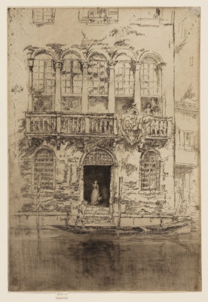 The Balcony, 1879/80, James McNeill Whistler, American, 1834-1903, United States, Etching and
