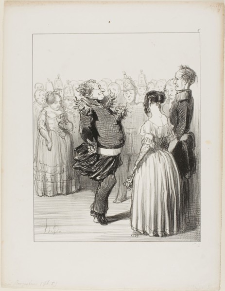 Rifolard opens the ball and executes a bold dancing step forward, which receives widespread praise,