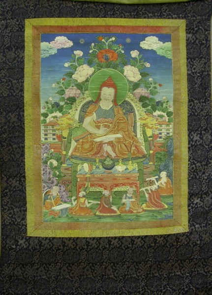 Painted Banner (Thangka) from a Set of Seven Honoring Gayadhara, a Sakya Pandit from India, 19th