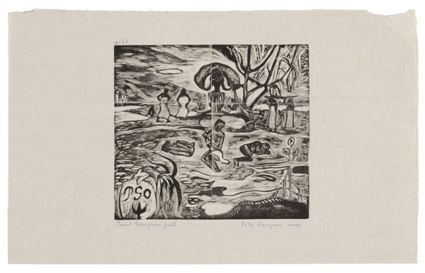 Mahana atua (Day of the God), 1894/95, printed and published 1921, Paul Gauguin (French,