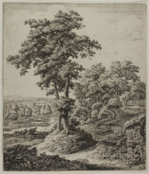 The Unfaithful Prophet of Judah, from Six Large Upright Landscapes with Scenes from the Old
