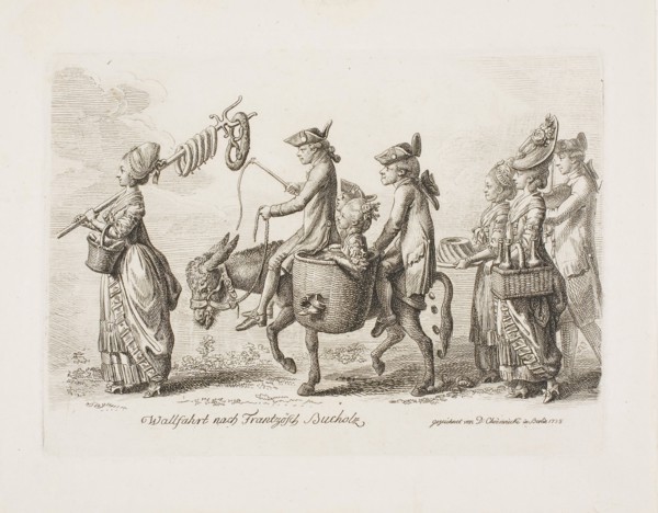 Pilgrimage to the Französisch Bucholz Spa near Berlin, 1779, Daniel Nikolaus Chodowiecki, German,
