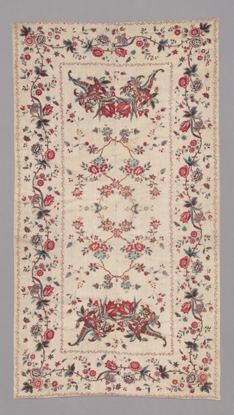 Cover, 18th century, India, India, Printed, pieced, 227.3 x 123.6 cm (89 1/2 x 48 5/8 in.)