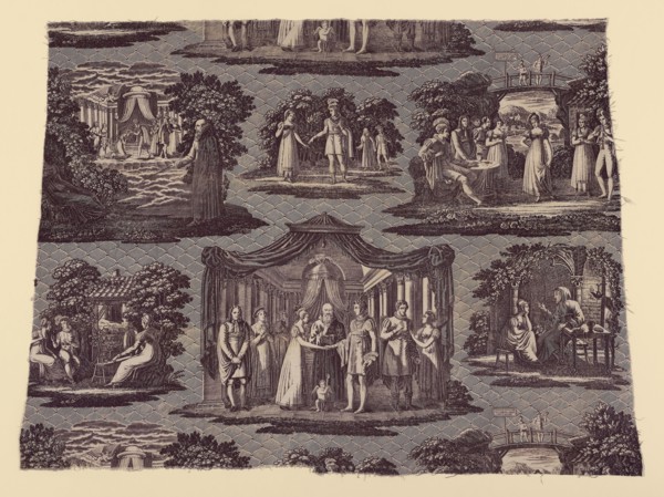 La Trève de Dieu (God’s Truce) (Furnishing Fabric), c. 1820, France, Alsace, Munster, Munster,