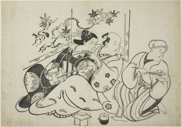 A Professional Baffoon, from a untitled series of 12 prints, c. 1710, Attributed to Torii Kiyonobu
